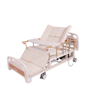Letto Ospedaliero Elettrico Multifunzione Completamente Pieghevole con <span class=keywords><strong>Tavolino</strong></span> <span class=keywords><strong>per</strong></span> <span class=keywords><strong>Pazienti</strong></span> Anziani e <span class=keywords><strong>Allettati</strong></span> - Product Image 4