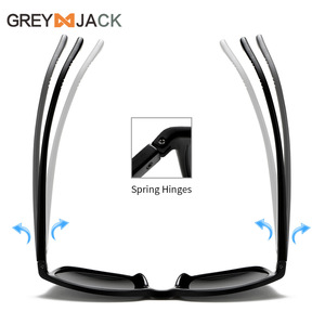 Gafas de Sol Polarizadas para Hombre, Montura Metálica Negra TR, Protección UV400, Lentes TAC, Estilo Casual para Conducir al Aire Libre - Product Image 5