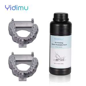 Résine dentaire Yidimu 1 kg/5 kg, résine photopolymère soluble dans l'eau, faible odeur, facile à nettoyer, haute précision, résine d'impression 3D 405 nm - Product Image 6