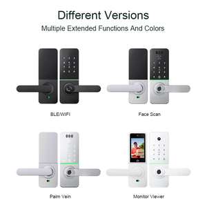 Manufacture Digital Lock Fingerprint Keyless Smart Security With Wifi Card <b>Lithium</b> <b>Battery</b> H92 Smart Lock H92 - Product Image 4