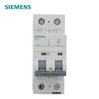 SIEMENS Großhandel 5SY6 C10 2P 6KA 48V-250V 50/60Hz 10A BCD Kurve C DIN-Schienen-Leitungsschutzschalter CE-Zertifiziert Mini-Leitungsschutzschalter
