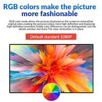 Layar LCD Panel IPS Ultra-Tipis Bercahaya Tinggi untuk Signage Digital Dalam Ruangan, Media Player, Monitor Layar Sentuh untuk Periklanan