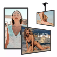 Écran LCD LED tactile capacitif flexible OEM P 20 FHD de 75 pouces pour montage mural extérieur commercial, Android 2G 16G