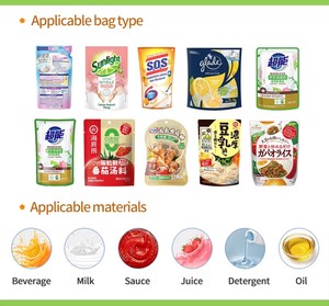 Machine d'emballage personnalisable <span class=keywords><strong>pour</strong></span> sachets préformés, Doypack, sachets à fond plat, <span class=keywords><strong>pour</strong></span> granulés, snacks, <span class=keywords><strong>noix</strong></span>, bonbons, poudre - Product Image 2