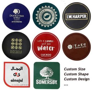 Sous-verre en silicone mignon et unique avec logo personnalisé pour tasse à bière en PVC - Product Image 4