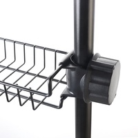 Support de rangement réglable pour robinet d'évier en acier inoxydable avec étagère égouttoir à savon panier en métal pour porte-éponge de salle de bain ou de cuisine