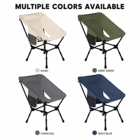 Chaise de camping pliable en aluminium, légère et portable, pour la randonnée, la plage, le jardin et les voyages
