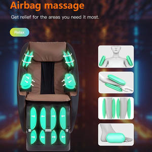 Beste <span class=keywords><strong>Massage</strong></span>-Shiatsu-Massagesessel Ganzkörper-Liegesessel Zero-Gravity-Massagesessel Elektrisch mit Integriertem Herz-Fuß-Roller Luftdruck - Product Image 4