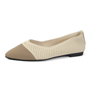 Nuove scarpe basse superiori in maglia 2025 alla moda e comode da <span class=keywords><strong>donna</strong></span> traspiranti leggere per calzature alla moda Casual di tutti i giorni - Product Image 6