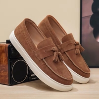 Chaussures décontractées pour hommes, antidérapantes, légères, à semelle souple, respirantes et confortables, couleur unie, chaussures de course à enfiler pour hommes