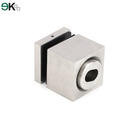 Vis de fixation en acier inoxydable 316/316L sans cadre pour verre, design moderne EKOO, finition satinée/miroir haute brillance pour escalier