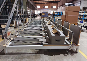 Reformer <span class=keywords><strong>de</strong></span> <span class=keywords><strong>Pilates</strong></span> Comercial <span class=keywords><strong>de</strong></span> Aluminio Edición Esencia para Estudio, Máquina Profesional para Estudio <span class=keywords><strong>de</strong></span> <span class=keywords><strong>Pilates</strong></span> - Product Image 2