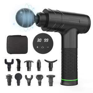 Pistolet de massage neutre 1200-3200 tr/min, moteur sans balais, 6+ têtes, rechargeable par USB, contrôle tactile, relaxant musculaire profond - Product Image 2