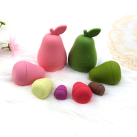 Nouveauté 2025 Am Azon Blocs empilables en silicone de qualité alimentaire sans BPA, thème avocat, jouet éducatif pour bébé, poupées gigognes Matryoshka, échantillon gratuit