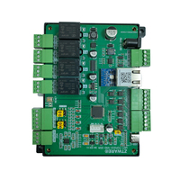 Módulo de Control Remoto de Relé de Red de 4 Canales Modbus RTU TCP/IP, Ethernet/RS485, DC 12V, 4AD, 2DA, Botón Pulsador