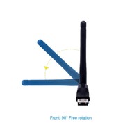 Drahtlose Netzwerkkarte RTL8188 USB Externer 150Mbps WLAN-Sender Set-Top-Box IPTV-Empfänger 2dBi Antenne für Desktop-Laptops 1