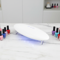 Lampu Ergonomis Elektrik untuk Sandaran Tangan Manikur dengan Timer Otomatis, Bantal Nyaman, Lampu Pengering Kuku, Dudukan Stabil untuk Salon Kuku dan Rumah