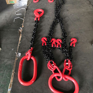 Sangle de levage à double pattes G80, chaîne de convoyeur à structure soudée avec finition lisse pour applications de transmission - Product Image 3