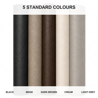 Cuir synthétique microfibre PU à base d'eau 0,5-1,2 mm, 54/55 pouces, sans DMF, faible teneur en COV pour canapé, sac à main, mobilier