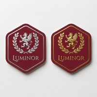 Autocollants adhésifs personnalisés en forme spéciale, estampage à chaud doré, promotion de marque haut de gamme, logo imprimé, découpe sur mesure, recyclables, écologiques