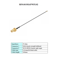 Câble RF1.13 SMA BNC TNC FME U.FL IPX Câble de raccordement Antenne GPS GSM Wifi 0.81mm 1.13mm Câble d'extension Pigtail Connecteur