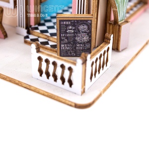 <span class=keywords><strong>Wincent</strong></span> - Manualidades de Madera Hechas a Mano, Rompecabezas 3D, Casa de Muñecas en Miniatura de Madera - Product Image 5
