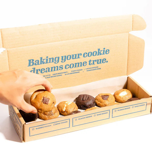 Hình chữ nhật Macaron hộp bìa biểu tượng tùy chỉnh Cookie bao bì Takeaway Chất lượng cao Biscuit hộp - Product Image 1