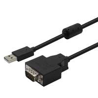 Cable Convertidor Serial USB RS232 UOTEK de 1.5M, USB-A a DB9 Macho de 9 Pines, con Blindaje Trenzado de PVC, para Múltiples Sistemas Informáticos UT-8232