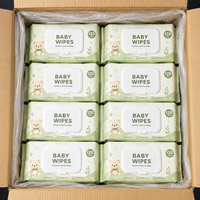 Lingettes pour bébé extra douces, épaisses, lingettes pour nourrissons, formule naturelle douce, sans alcool, pour peaux sensibles, lingettes nettoyantes pour nouveau-nés