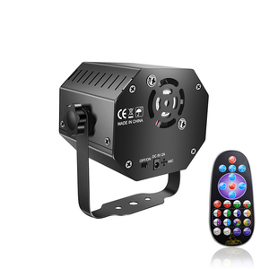 USB kích hoạt Disco Led ma thuật bóng ánh sáng laser đầy màu sắc môi trường xung quanh Sân Khấu DJ Bar mô hình chiếu bằng giọng nói kích hoạt ánh sáng nhấp nháy - Product Image 5