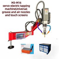 2000w M6-M30 Cnc Auto Universel Flex Bras Autotaraudeuse En Caoutchouc Servo Électrique Taraudage Machine Pour Tuyau Métal Filetage Outil De Forage