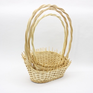 Cestino portaoggetti in cesto di fiori intrecciato con motivo in <span class=keywords><strong>vimini</strong></span> color tronchi di alta qualità - Product Image 6