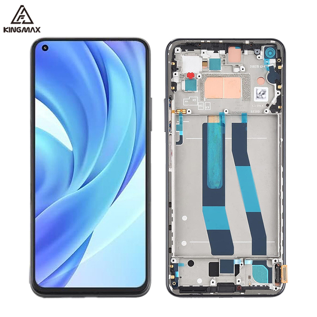 Original for Xiaomi Mi 11 Lite 4G Version&5G Version LCD Display Touch Screen Digitizer Assembly With Frame Replacement Parts