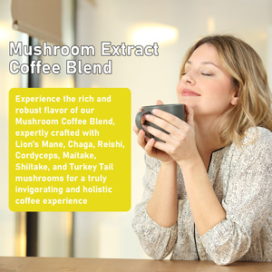 Oem Mushroom Coffee Powder Support Custom Reishi Mushroom <b>Supplement</b> Mushroom Improves Focus Alertness Coffee - Product Image 6