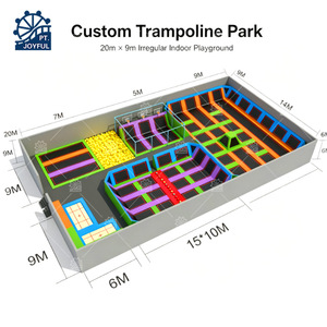 Parque de aventuras comercial para niños, parque de trampolines interior, centro deportivo familiar para adultos - Product Image 4