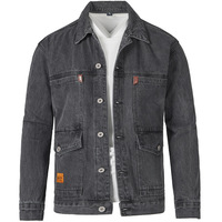Veste en Jean en Gros pour Homme Fabricant Vêtements d'Extérieur Automne Grande Taille Veste Cargo Homme Mode Jeans