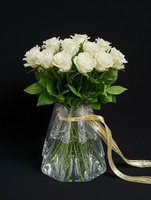 Vente en gros de sacs à fleurs transparents en PET imperméables, boîte d'emballage pour bouquet, fournitures pour fleuristes