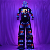 Disfraz de Robot LED Realista de Película, Traje Personalizado para Adultos, para Baile, Cumpleaños, Halloween, Carnaval y Fiestas