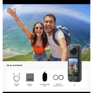 Videocamera d'Azione Insta360 X4 8K 360° Originale, Nuova di Zecca, Impermeabile, Anti-Shake, Panoramica per Vlogging e Uso Esterno - Product Image 2