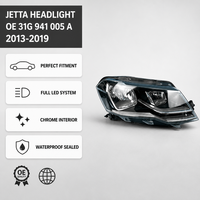 Phare avant gauche à LED OEM 31G941005A 31G941006A DRL économe en énergie pour VW Jetta 2013-2016 Plateforme PQ25 FAW-VW
