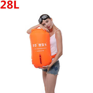 Bouée de natation gonflable double airbag pour adulte Langzi Follower 28L L-901 – Équipement de dérive - Product Image 2