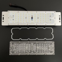 Module d'éclairage LED pour rue à haute luminosité 64 en 1 3030, étanche IP67, en aluminium, avec lentille optique pour lampadaire extérieur