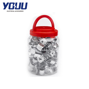 YOUU Bestseller Verzinkte 25mm elektrische Halb sattel klemme Metall halterung Kabel klemmen - Product Image 5