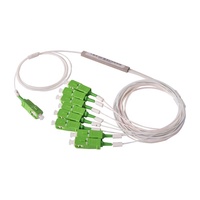 Répartiteur PLC 1x8 à tube en acier SC UPC pour fibre optique FTTH