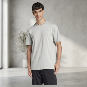 เสื้อยืดเจอร์ซีย์ผู้ชาย ผ้าโพลีเอสเตอร์ 100% น้ำหนัก 180 กรัม ระบายอากาศได้ดี แห้งเร็ว เหมาะสำหรับออกกำลังกาย วิ่ง หรือเป็นเสื้อทีม แขนสั้น ทรงปกติ - Product Image 3