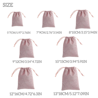Sac cadeau en velours réutilisable personnalisé, petit sac en velours rose pailleté avec cordon de serrage, emballage de luxe pour bijoux, sac anti-poussière