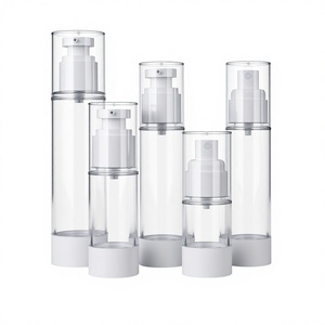 [<span class=keywords><strong>Precio</strong></span> Exclusivo para Clientes Nuevos, Set de Tres] Botellas de Spray con Bomba de Vacío Recargables, Cilíndricas, para Viaje, Cosméticos y Lociones - Product Image 1