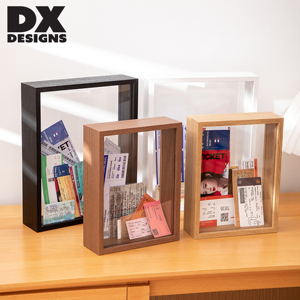 Cadre en bois pour billets et souvenirs 8x8 8x10 12x12 pouces A4, Vitrine 3D pour billets de concert, photos et souvenirs de voyage, Décoration intérieure - Product Image 3