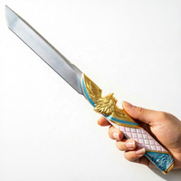 Delta Force: Hawk Ops Dark Star Knife Senjata Legendaris Bahan Busa Mainan Cosplay Prop untuk Usia 5+ Unisex