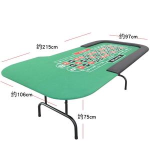 Installation portable et facile Baccarat Texas Club <span class=keywords><strong>Table</strong></span> de poker à <span class=keywords><strong>roulette</strong></span> manuelle personnalisée - Product Image 2